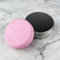 strawberry vegan shampoo bar